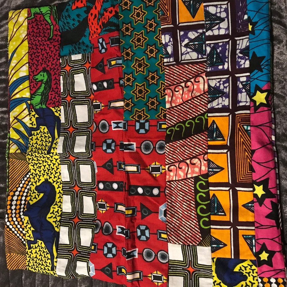 African Patchwork Pillow